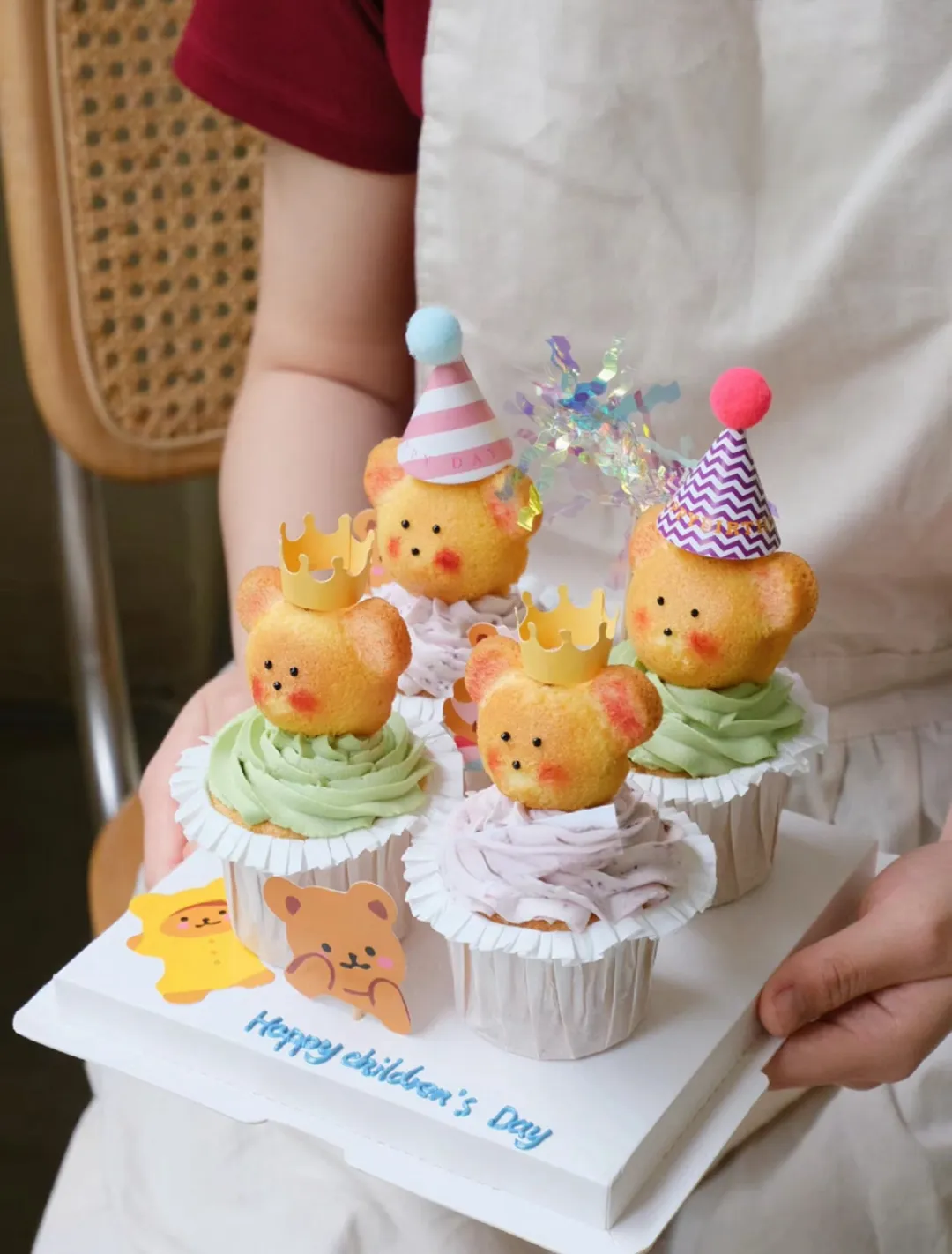 玛德琳小熊杯子蛋糕（B）