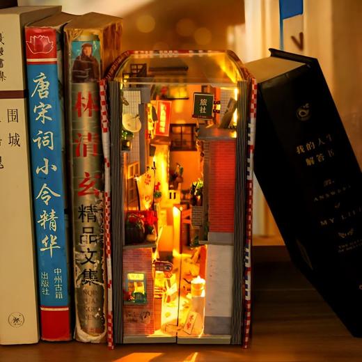 圣诞节礼物diy小屋手工立体书立拼装微缩建筑模型玩具送男女闺蜜 商品图0