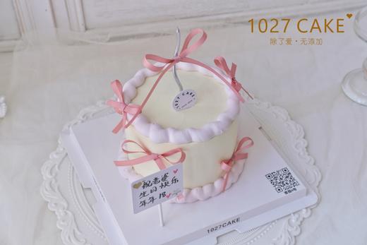 1027CAKE | 芭蕾风 丝带蛋糕 蝴蝶结 商品图2