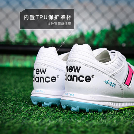 小李子NEWBALANCE新百伦442 V2高端TF碎钉牛皮成人比赛足球鞋男 商品图4