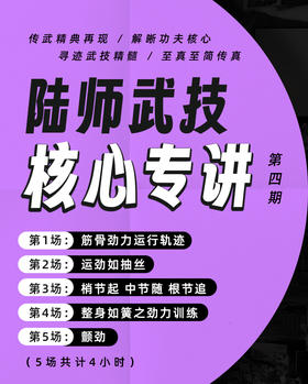 陆师武技核心专讲 四