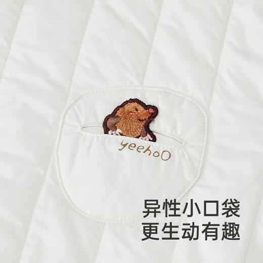 【商场同款】英氏儿童上衣秋季保暖三防夹棉长袖T恤男童新款 商品图1