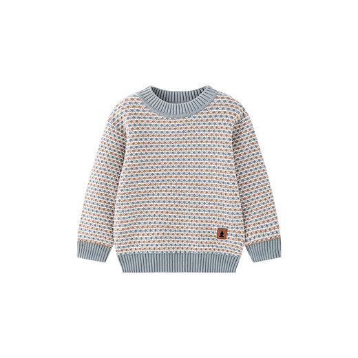 【商场同款】英氏童装毛衣针织衫男童套头羊绒衫复古上衣新款 商品图4