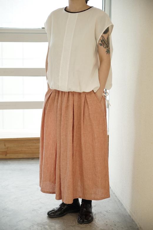 （4折）Gauze2色圆领上衣 商品图2