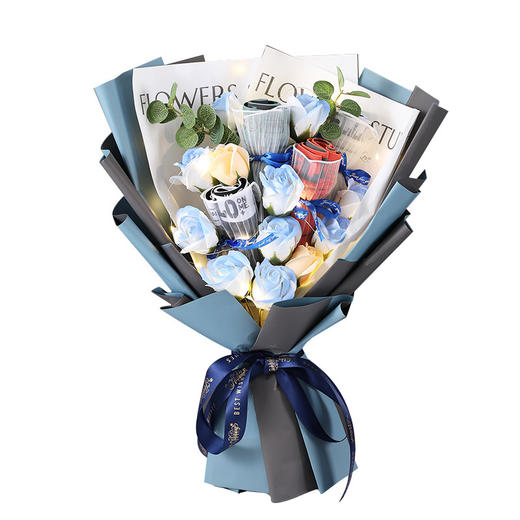 【七夕情人节送男生礼物】男朋友七夕礼品创意 送老公实用内裤花束 520情人节 商品图4