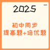 2025初中同步练习册提高题+培优题 商品缩略图0