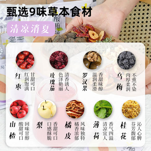 喜善花房酸梅汤免煮包无冰糖冷泡自制酸梅汁 商品图2