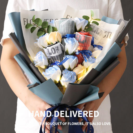 【七夕情人节送男生礼物】男朋友七夕礼品创意 送老公实用内裤花束 520情人节 商品图0