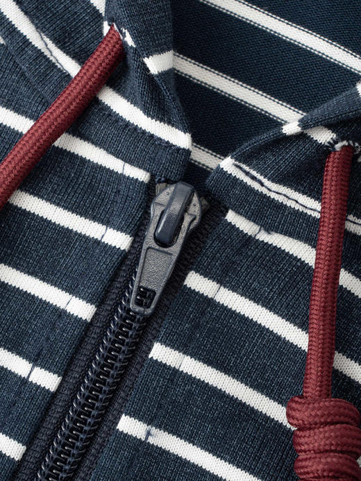 COCO ZONE 法式连帽无袖半拉链显瘦休闲连衣裙CC2C1238 商品图6