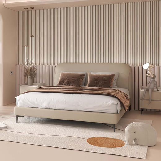 顾家家居整装 现代简约 布艺软床 KZ.B5010 舒芙蕾 商品图1