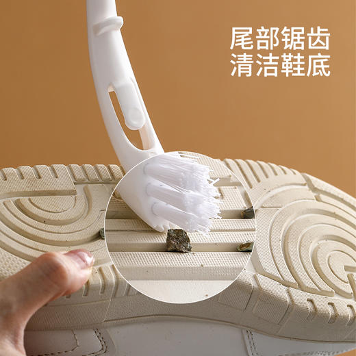 FaSoLa双效鞋刷洗鞋专用不伤鞋多功能简约家用刷子清洁去污刷 商品图4
