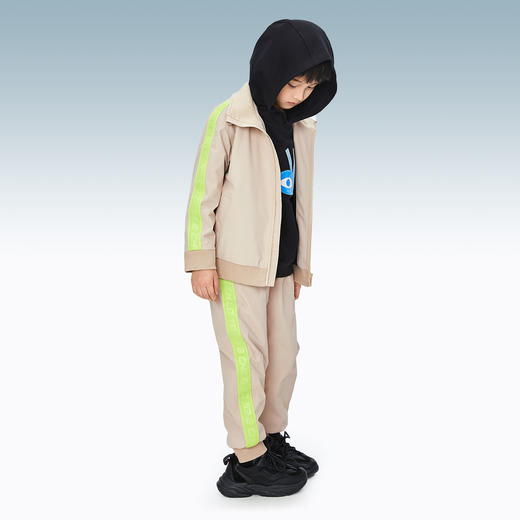 【商场同款】男童休闲运动防风夹克外套2023年秋季新款安奈儿童装AB335528 商品图3