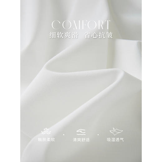 【129选3件，不退换】熙世界法式白色衬衫秋季2024年新款高级感气质衬衣显瘦收腰上衣 商品图3