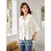 【129选3件，不退换】熙世界法式白色衬衫秋季2024年新款高级感气质衬衣显瘦收腰上衣 商品缩略图1