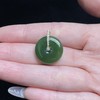 18K碧玉平安扣吊坠约19mm 商品缩略图0