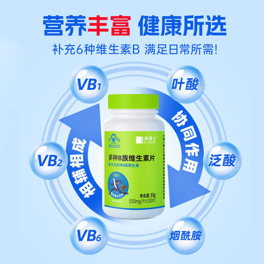 禾博士多种b族维生素片复合维生素B族片b1 b2 b6 商品图1