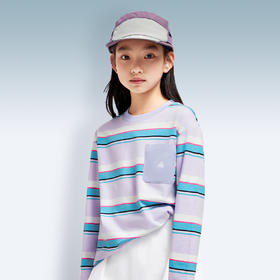 男女童圆领长袖针织衫秋季新款安奈儿童装EM431530