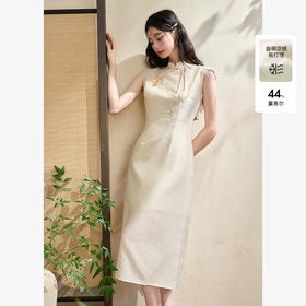 西遇新中式优雅短袖连衣裙女夏季新款气质绝美显瘦百搭长裙子D2041679