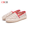 CHCH祈祈2023春夏沙滩草编渔夫鞋休闲鞋懒人一脚蹬女鞋CN1B5531 商品缩略图2