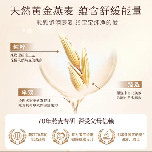 艾惟诺 •无香身体乳燕麦润肤乳无泪儿童洗发水沐浴二合一 商品图3