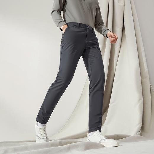 【高端系列】柒牌男装休闲裤男2024秋季新款商务通勤上班直筒长裤	127H72300 商品图1