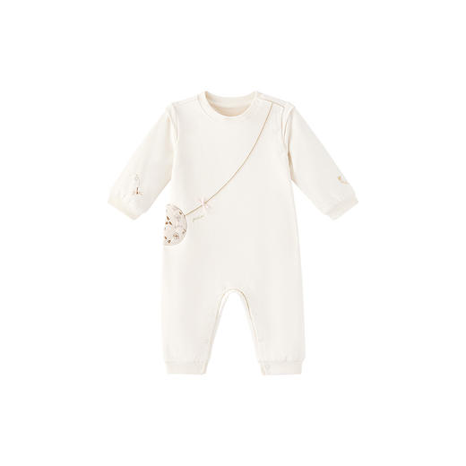 【商场同款】英氏儿哈衣秋季长袖弹力女童连身衣外出秋季新款 商品图4