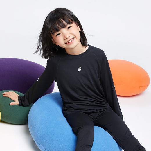 男女童圆领针织套装秋季新款安奈儿童装JM437561 商品图2