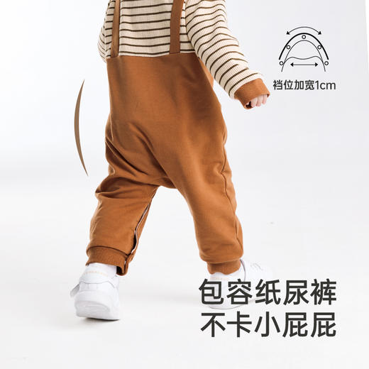 【商场同款】英氏婴儿连身衣秋季长袖外出男童爬服新款包屁衣 商品图3