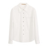 玳莎面料相拼设计感衬衫女2024年秋季新款通勤珠链装饰长袖上衣  EC31301 商品缩略图4