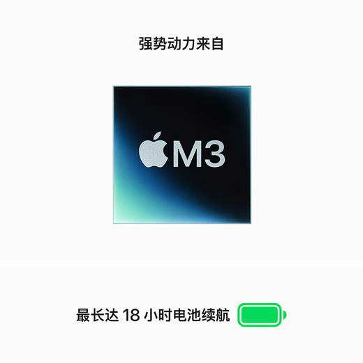 Apple/苹果AI笔记本/2024MacBookAir13.6英寸M3(8+10核)16G 512G 午夜色电脑MXCV3CH/A 商品图3