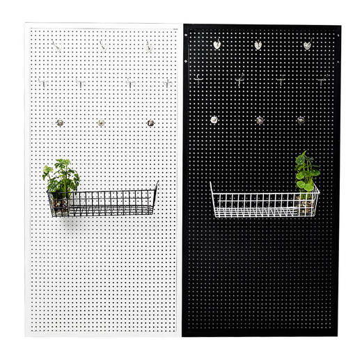 AEY洞洞板置物架厨房电竞墙上储物饰品架子 40*100带边框送挂钩20个 100033859773 商品图4