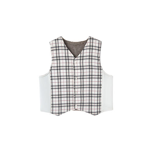 【高定系列】英氏旗舰童装百搭格纹马甲男童背心秋季加绒保暖新款 商品图4