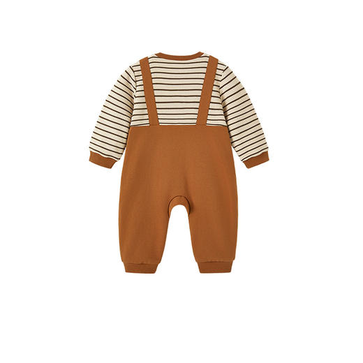 【商场同款】英氏婴儿连身衣秋季长袖外出男童爬服新款包屁衣 商品图4