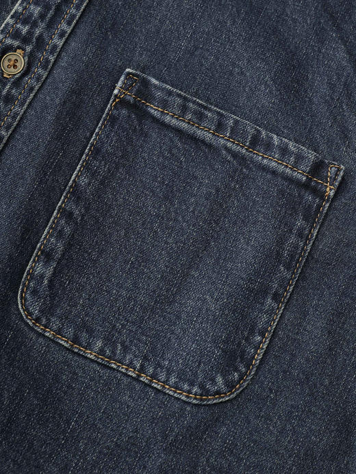 COCO ZONE设计感百搭通勤外套休闲宽松显瘦牛仔衣24C10020 商品图7