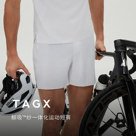 TAGX探观鲸吸纱运动短裤男女夏季新款宽松显瘦速干凉感运动裤