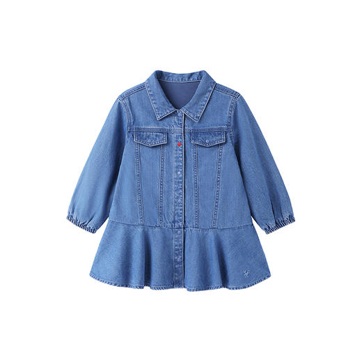 【商场同款】英氏儿童牛仔外套秋季女童外套裙新款长袖外套 商品图4