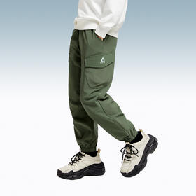 男童全腰梭织单裤秋季新款安奈儿童装EB436512