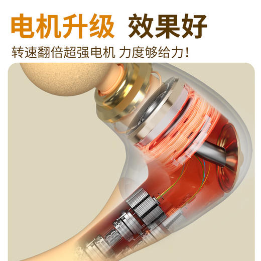 和正 弯头筋膜枪弧形肌肉按摩器电动手持全身按摩仪 HZ-JMQ-8 商品图9