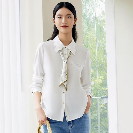 玳莎字母印花原创桑蚕丝小长条真丝丝巾发带春秋飘带绑包包发带  EC52001 商品图0