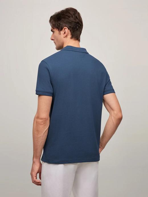 TOMMY 短袖POLO衫男  MW22109-DBZ 爱情海蓝. 商品图2