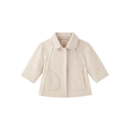 【高定系列】英氏高定绵羊毛外套秋冬女童长袖外套保暖新款 商品图4