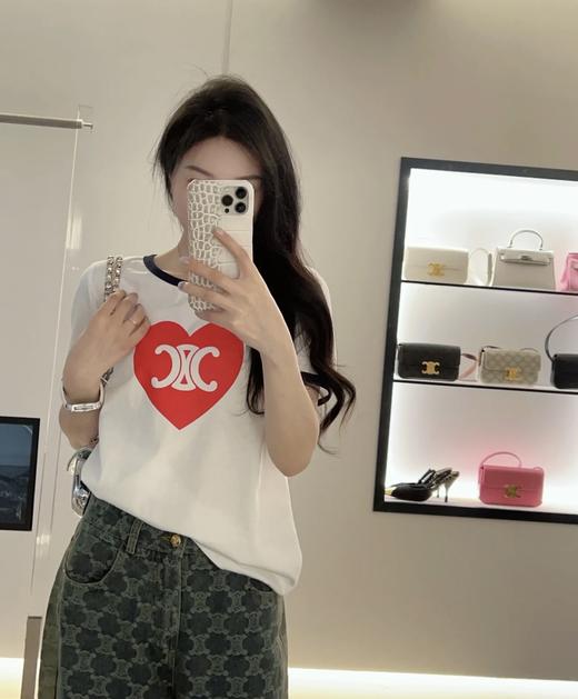 特价出！ce爱心印花短袖T恤 商品图9
