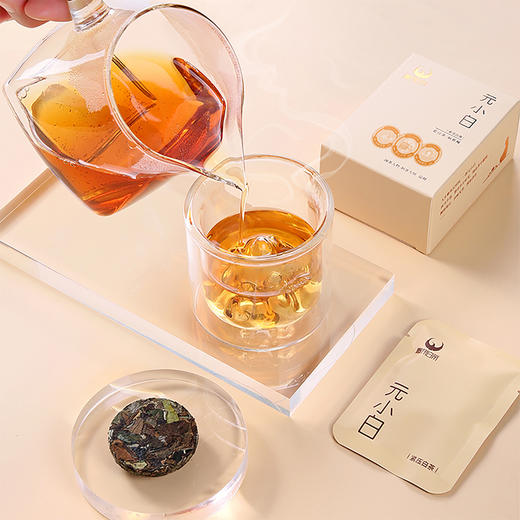 【推荐】鹏翔紧压白茶元小白175克礼盒装 轻薄小饼 差旅便携 商品图1