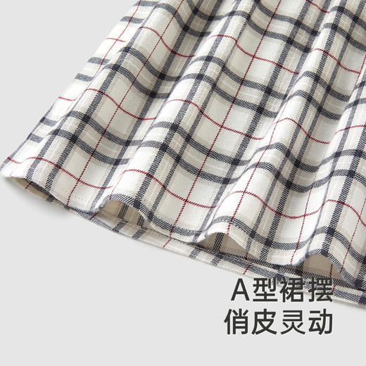 【高定系列】英氏童装儿童裙子纯棉女童长袖连衣裙新款公主裙 商品图3