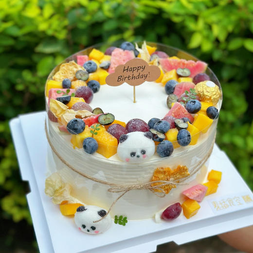 森系水果蛋糕（应季水果随机搭配） 商品图0