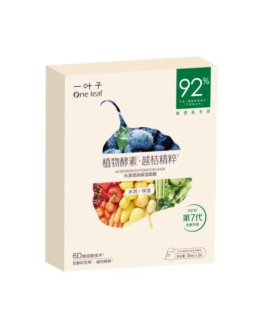 Cg一叶子-植物酵素多效水漾滢润保湿面膜25ml*5-25009308 商品图0