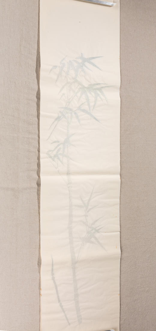 70年代朵云轩木版水印四尺对开大画笺(竹) 商品图0