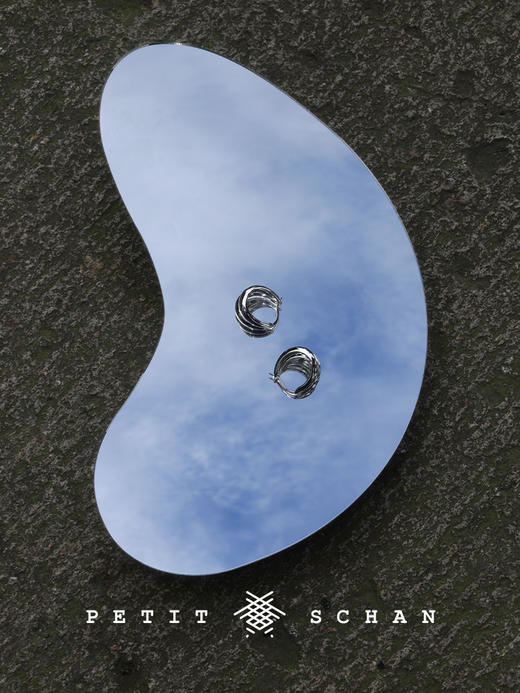 PETIT SCHAN小闪 JEW#006 Autumn leaves 秋叶 925纯银镀18k金耳环 商品图1