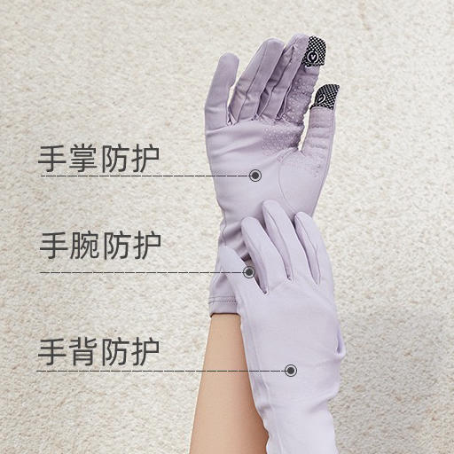 VVC日光防晒手套酷骑版防紫外薄款夏开骑车防滑男女连指套滑手机 商品图6