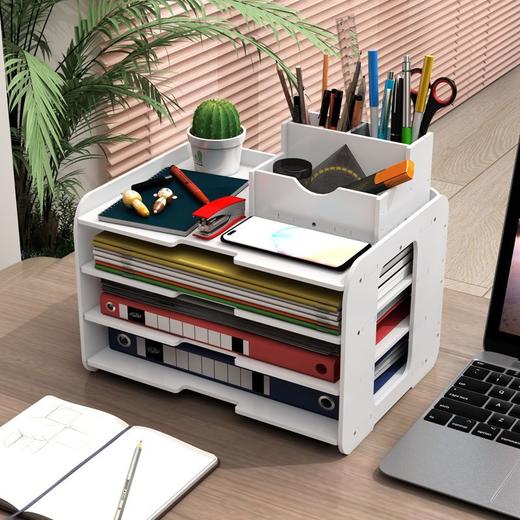 文件架子多层置物架桌面文件收纳架a4资料架文件夹收纳文件架多层 商品图5